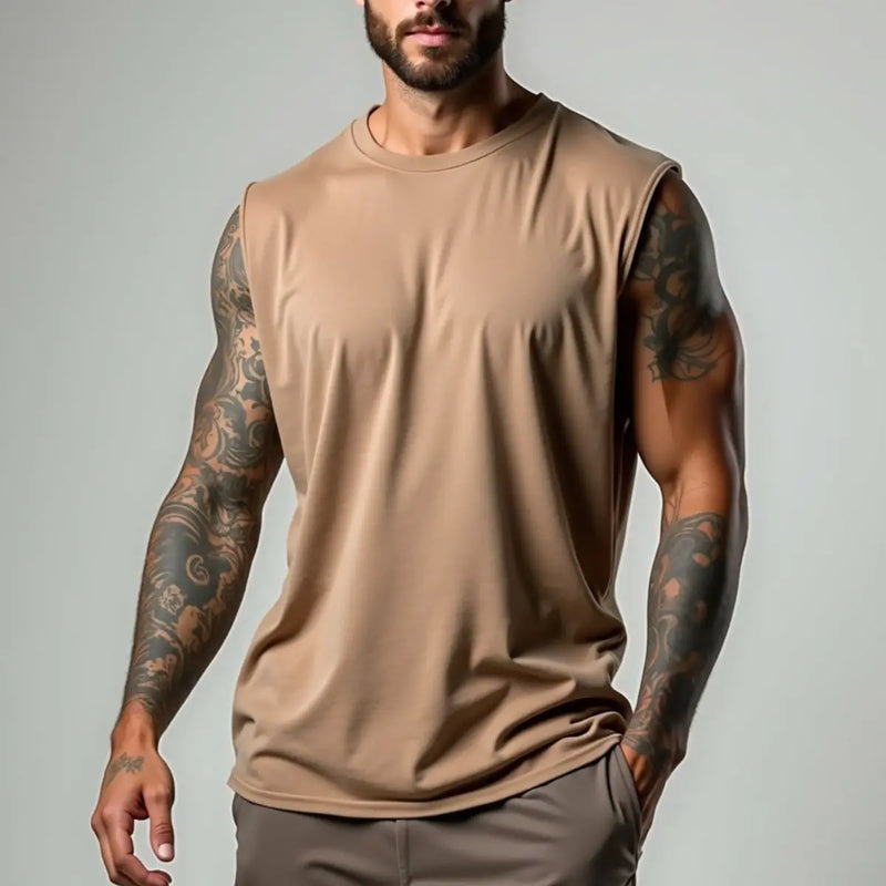 Camiseta Masculina Muscle 100% Algodão Confortável Casual Academia