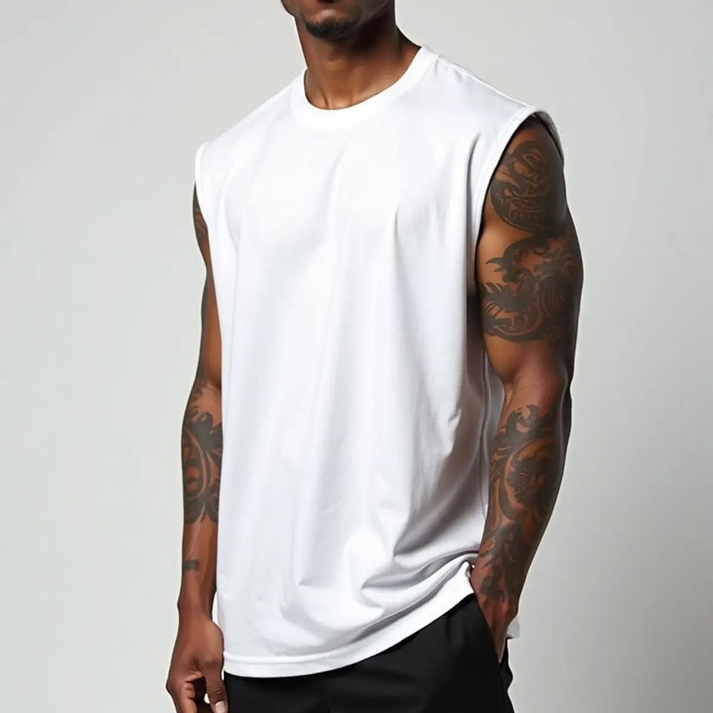 Camiseta Masculina Muscle 100% Algodão Confortável Casual Academia