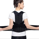Colete corretor de postura reforçado para coluna lombar, suporte ajustável para costas.