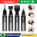 High Precision Rechargeable 4 In 1 Electric Hair Trimmer Kit Without Pain for Eyebrows, Beard, Hair and Nose