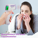 Non Contact Infrared LED Digital Forehead Measurement for Adult Child Body Temperature Gun Quick Heating Thermometer Oximeter
