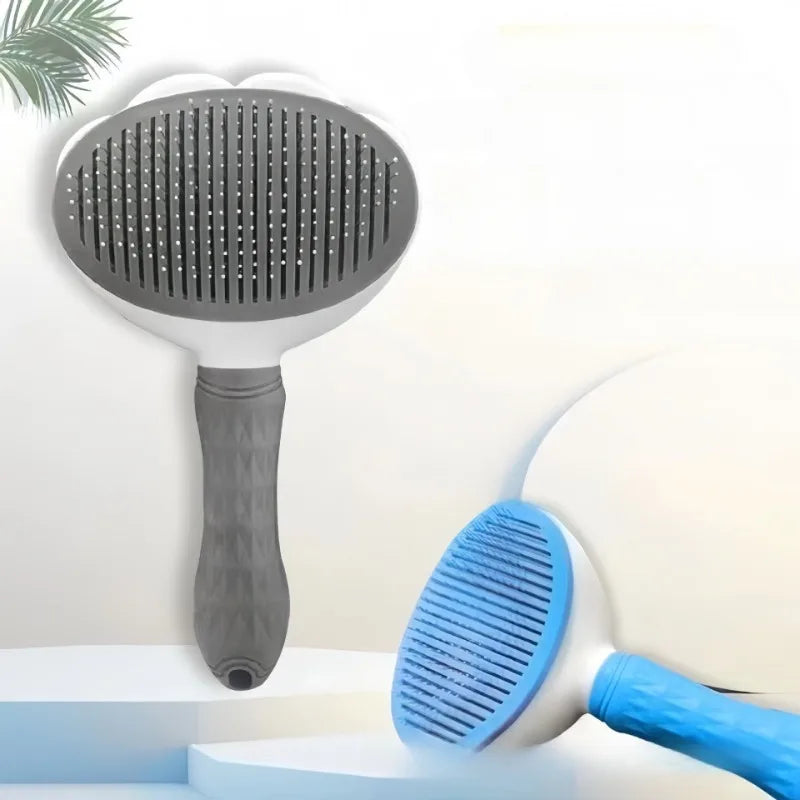 Escova de tosa para cães e gatos, ferramenta profissional para remoção de pelos de animais de estimação de pelo longo