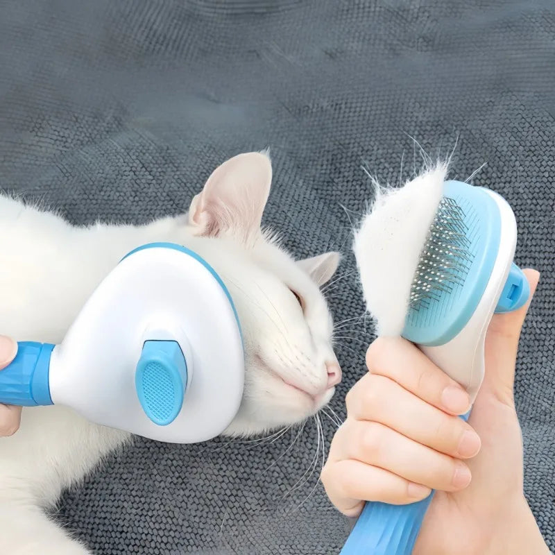 Escova de tosa para cães e gatos, ferramenta profissional para remoção de pelos de animais de estimação de pelo longo