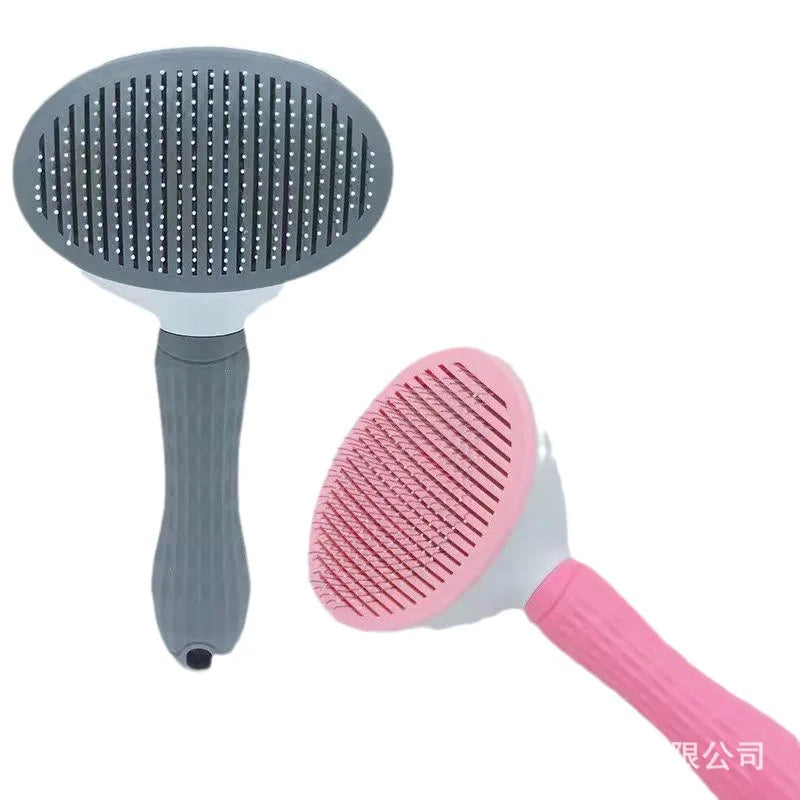 Escova de tosa para cães e gatos, ferramenta profissional para remoção de pelos de animais de estimação de pelo longo