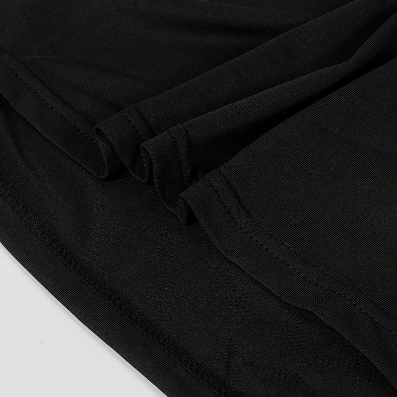 Camiseta esportiva justa para musculação masculina, compressão de verão, gola alta, manga curta.