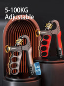 5-60/100/150 kg Expansor de pulso para academia, fortalecedor de mão, recuperação muscular ajustável, exercícios de força para as mãos