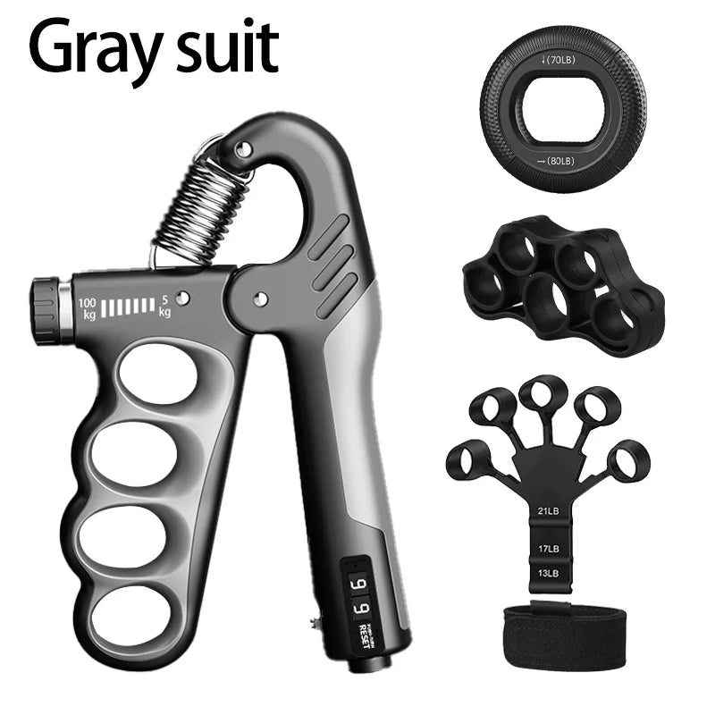 5-60/100/150 kg Expansor de pulso para academia, fortalecedor de mão, recuperação muscular ajustável, exercícios de força para as mãos