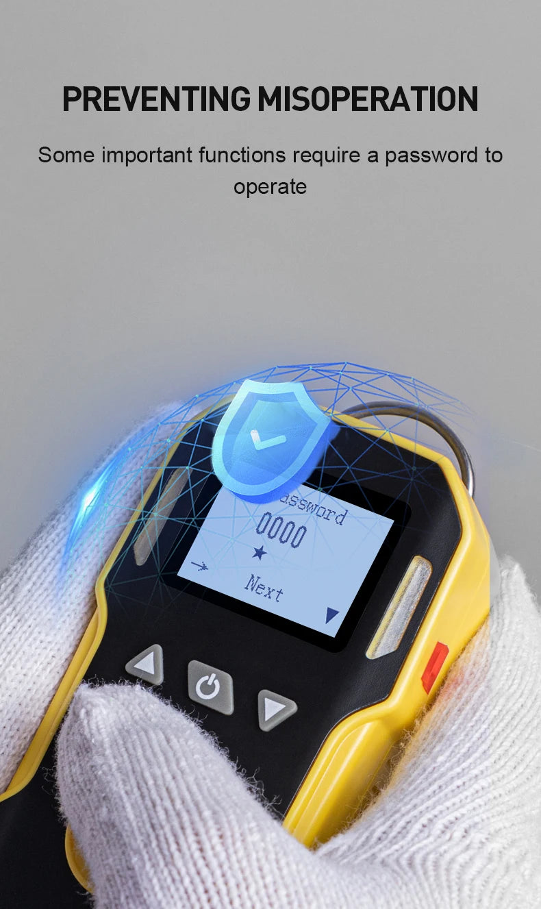 Portable Industry H2/O3/CO/PH3/CO2/H2S/NH3/O2/NO2/NO/EX/CH4 Gas Detector Combustible Gas Alarm detetcor USB charge 0-100%LEL