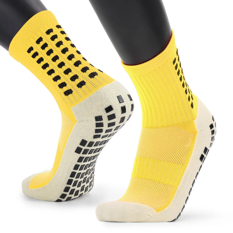 Brazil Anti-slip Football Socks Men's Socks Field Boots Football Anti Slip Cotton Men's Socks
