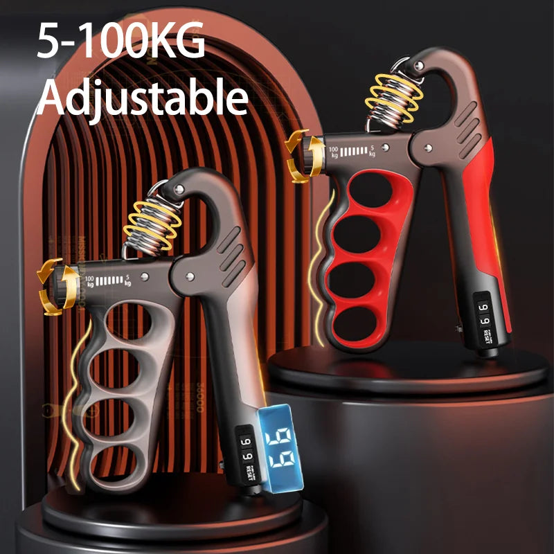 5-60/100/150 kg Expansor de pulso para academia, fortalecedor de mão, recuperação muscular ajustável, exercícios de força para as mãos
