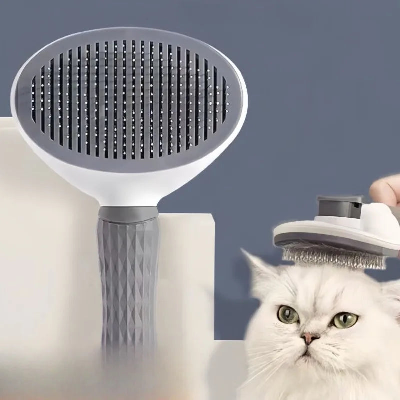 Escova de tosa para cães e gatos, ferramenta profissional para remoção de pelos de animais de estimação de pelo longo
